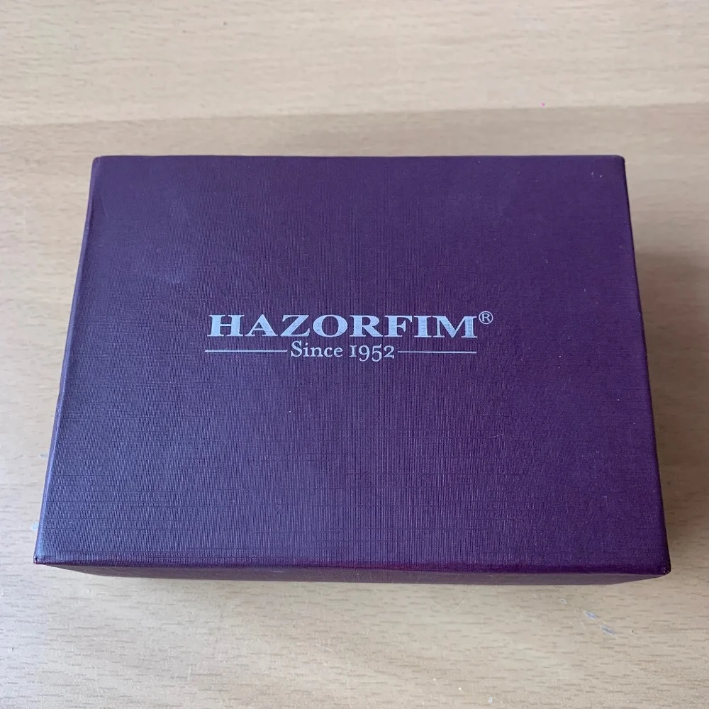 Brand New Hazorfim Israel Silver Plated Business Card Box